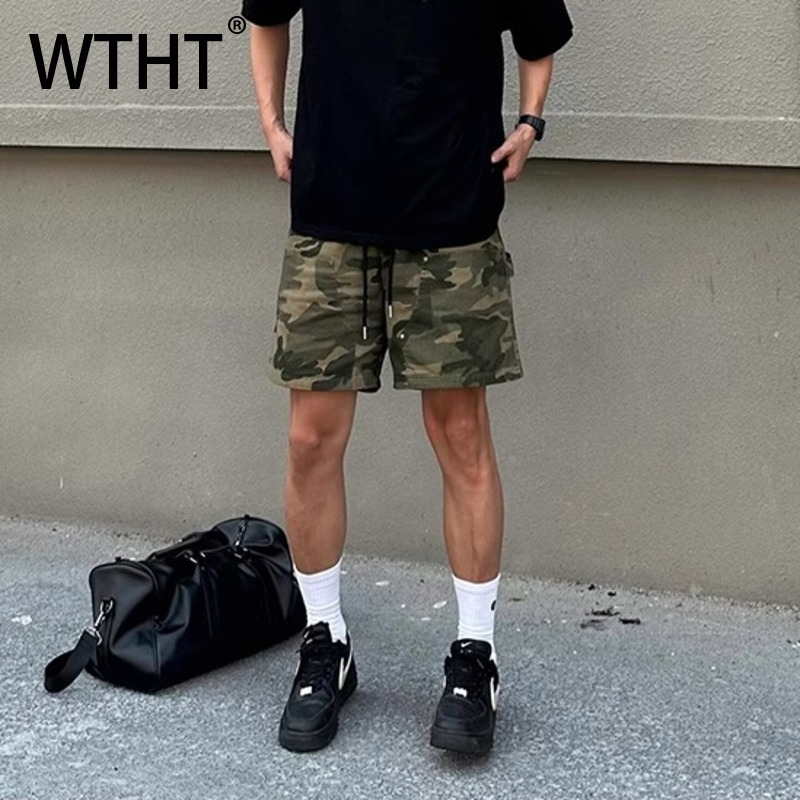 Vintage Fashion Drawings - WTHT Vintage 2025 Summer Men's Camouflage