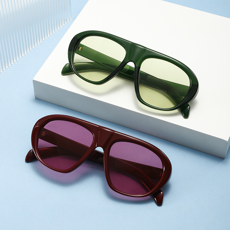 Vintage Fashion Brands - New Oversized Pilot Sunglasses Women Men