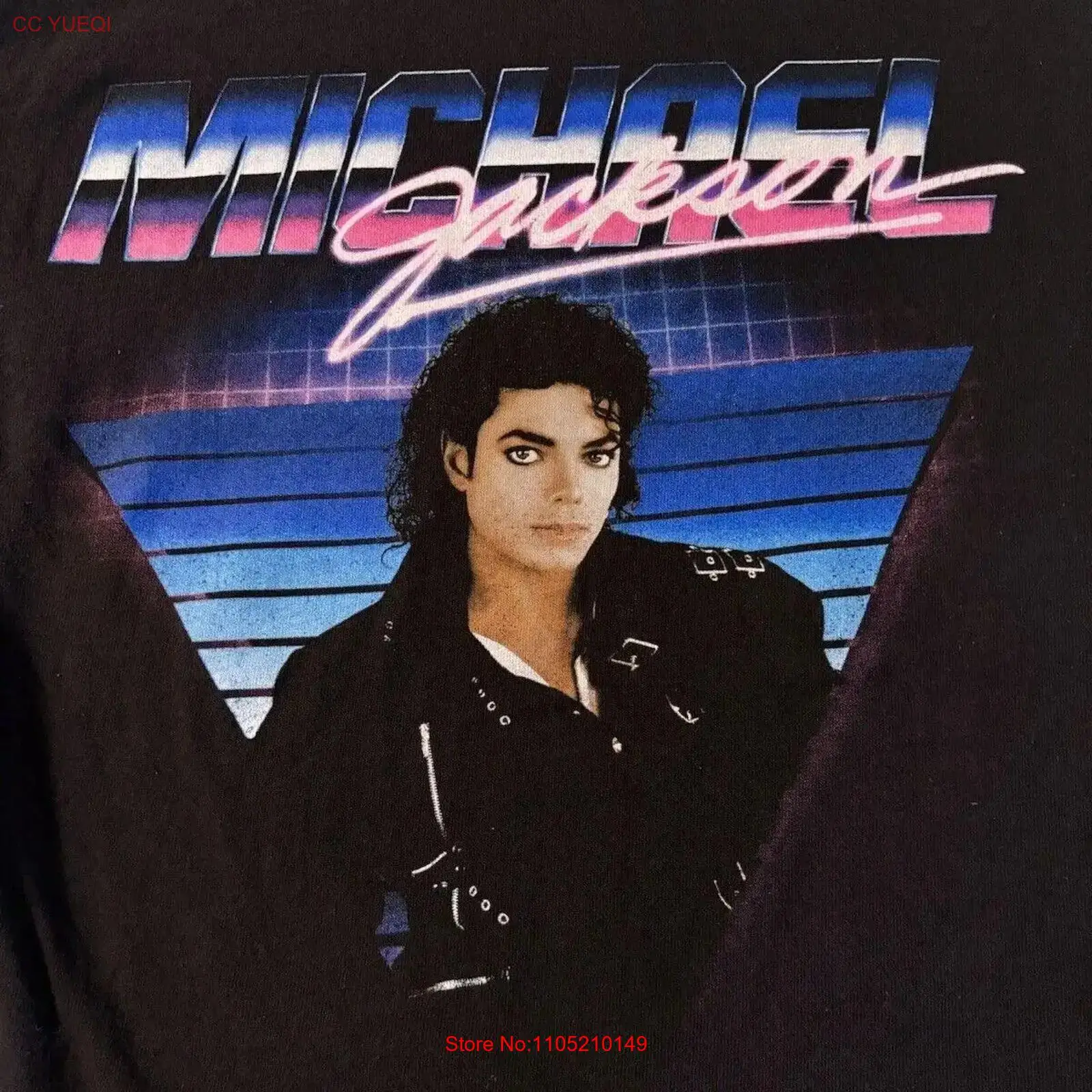 Vintage Fashion Knitwear - Women s Michael Jackson Bad Era