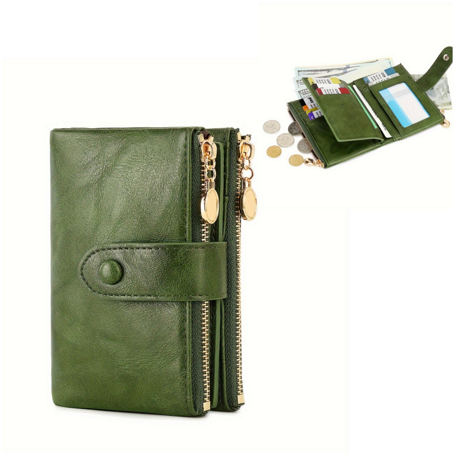 Vintage Fashion Postcards - Vintage women's and men's wallet, short