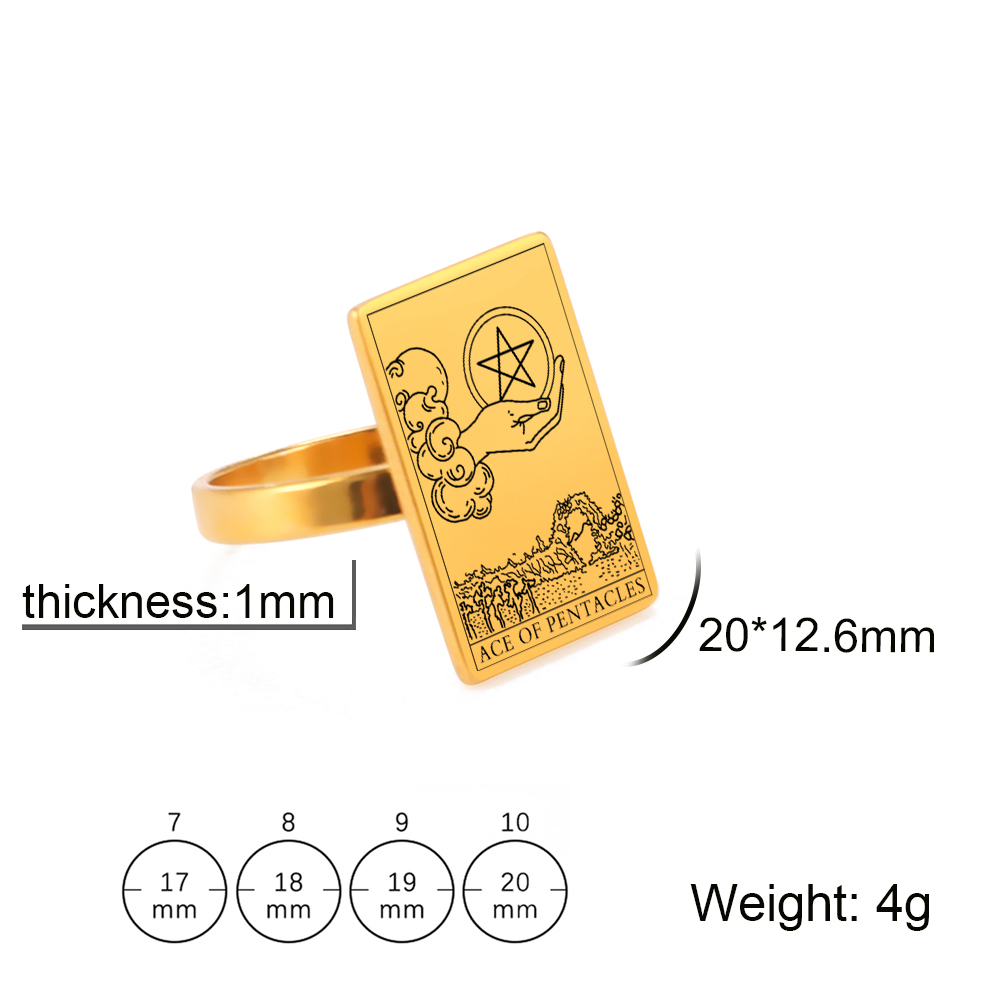 Dawapara Tarot Cards Stainless - Vintage Fashion Postcards のレビューと価格