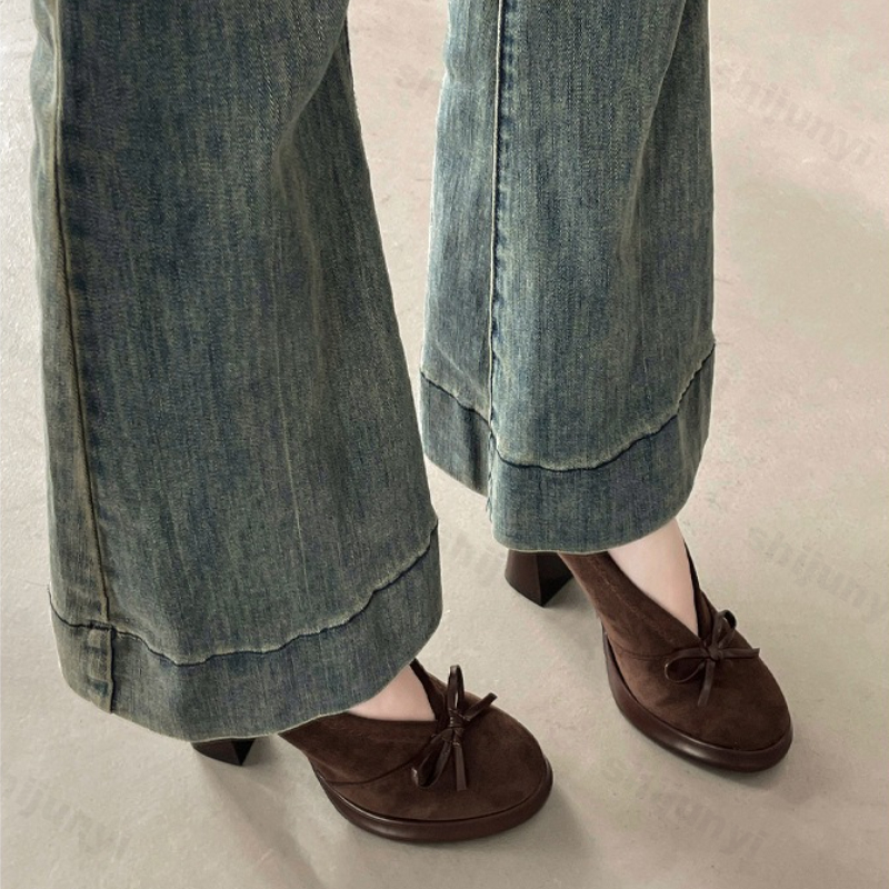 Women's High Heels 2025 Spring - Vintage Fashion Aesthetic のレビューと価格