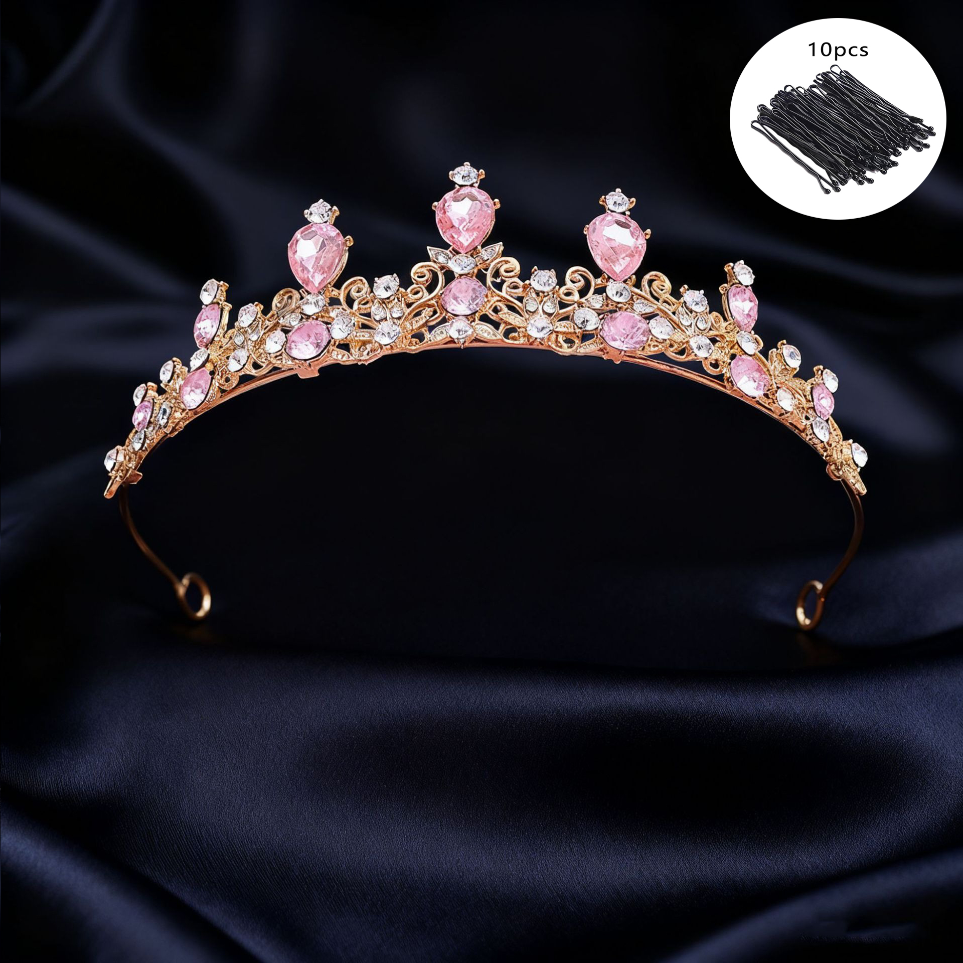 Bridal Tiara Vintage Scroll Rh - Vintage Fashion Aesthetic のレビューと価格