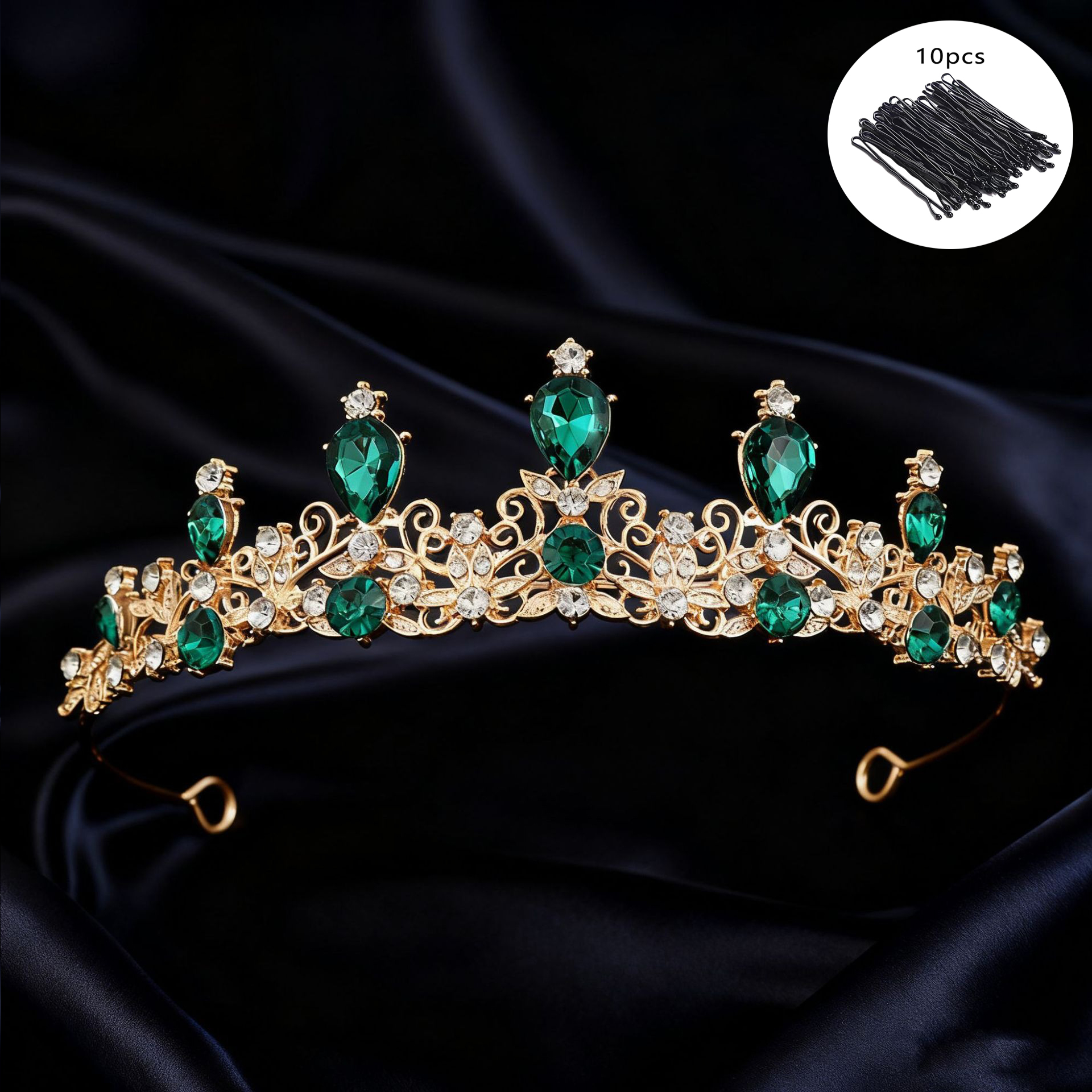 Bridal Tiara Vintage Scroll Rh - Vintage Fashion Aesthetic のレビューと価格