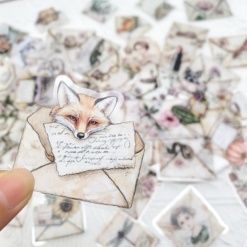 50PCS Vintage Envelope Transpa - Vintage Fashion Magazine のレビューと価格