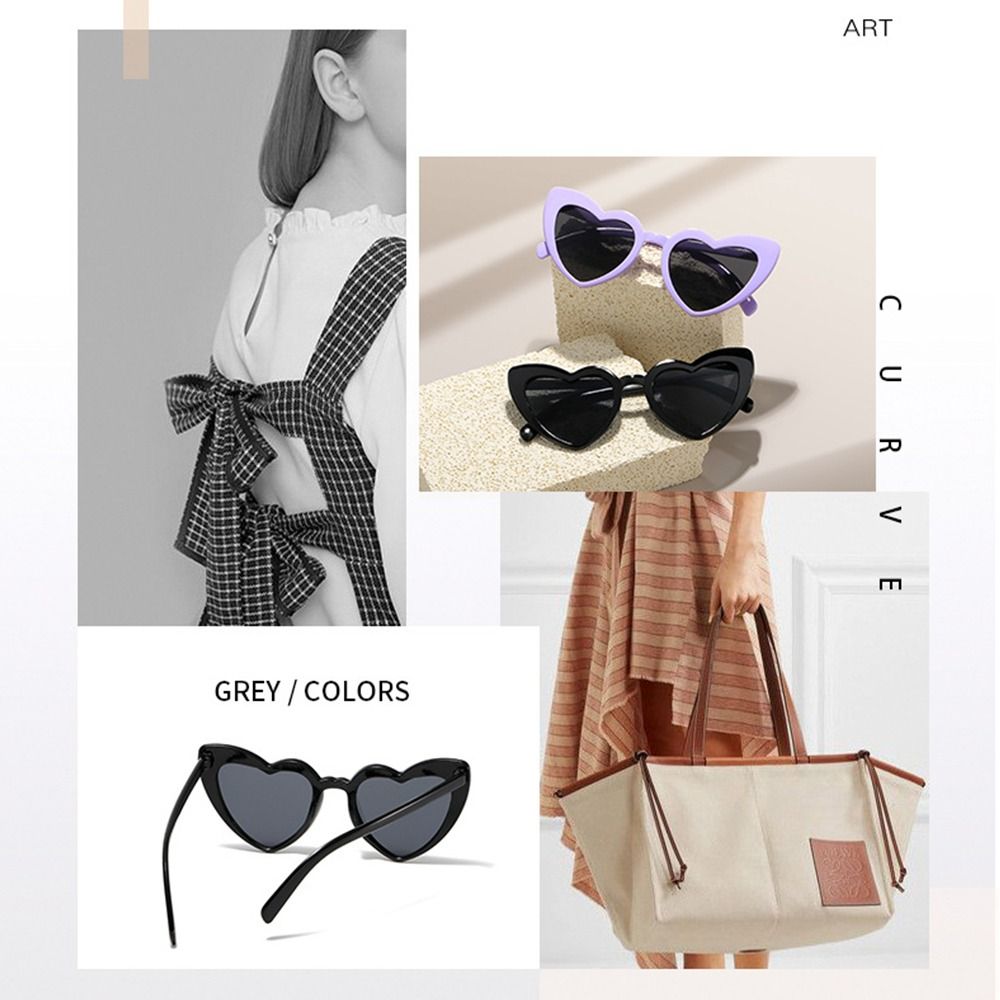 UV Protection Heart-Shaped Sun - Vintage Fashion Aesthetic のレビューと価格