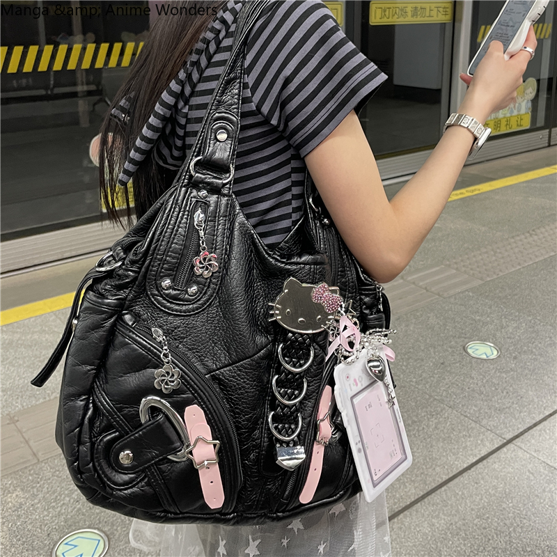 Cute Shoulder Bag Y2K Retro Su - Vintage Fashion Subculture のレビューと価格
