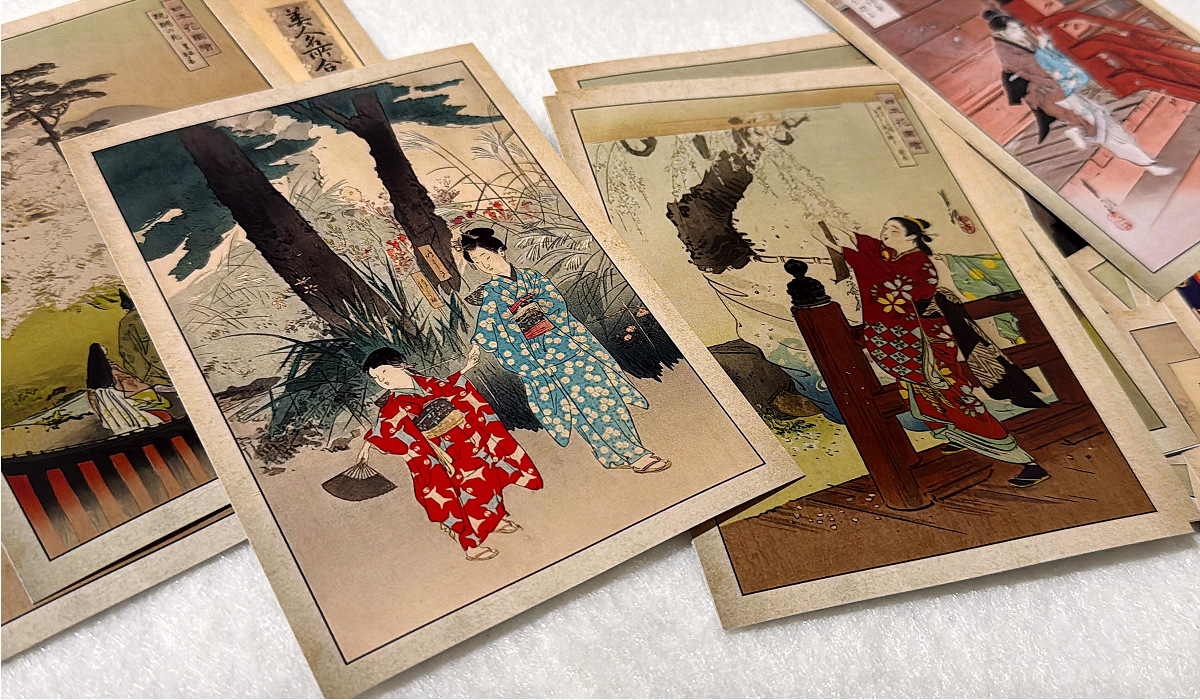 30Pcs Ogata Gekko Painting Pho - Vintage Fashion Journal のレビューと価格