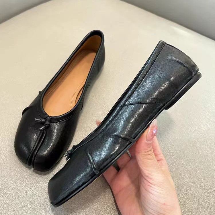 Fashion Split Toe Flat Hoof Ma - Vintage Fashion Aesthetic のレビューと価格