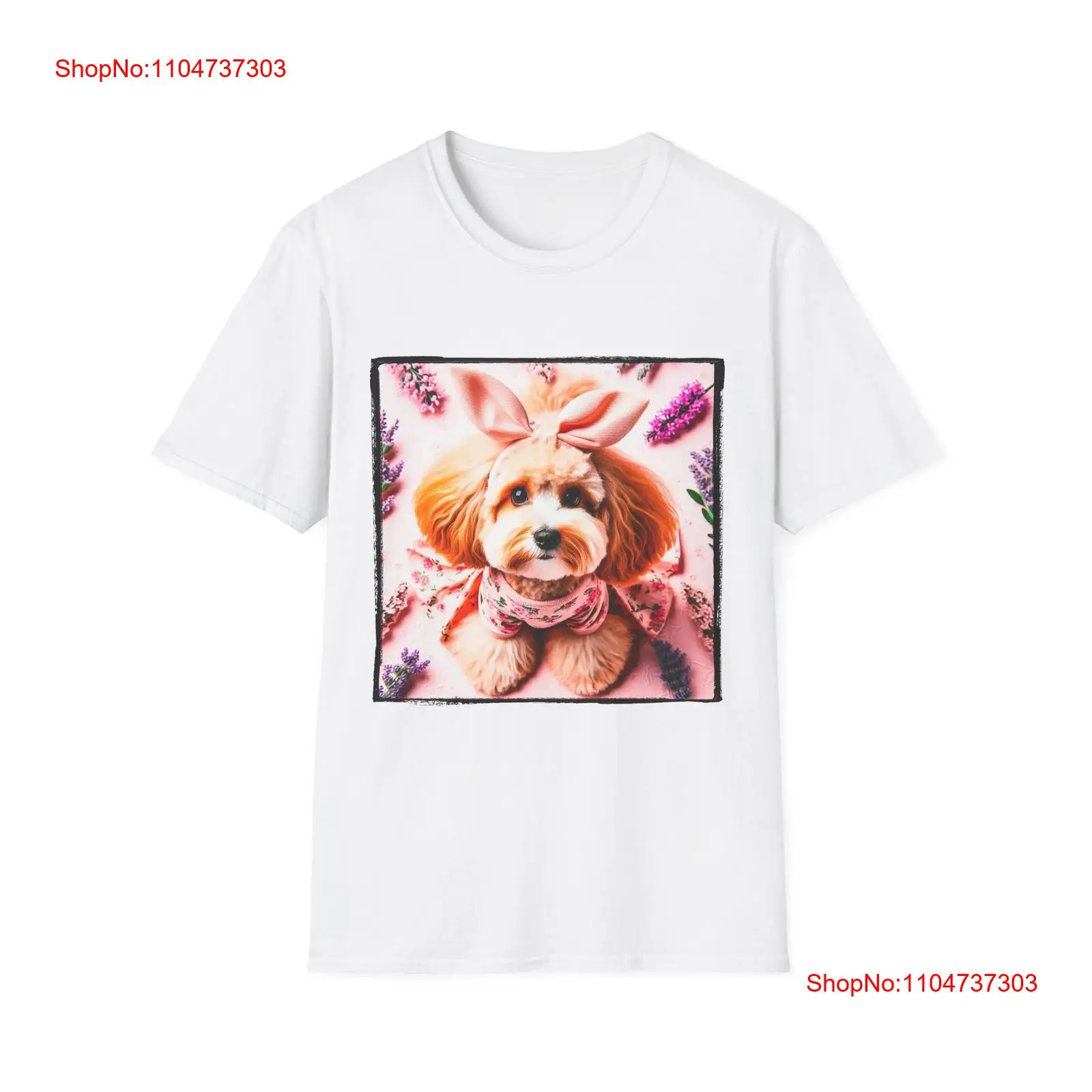 CockerPoo Easter Bunny T Shirt - Vintage Fashion Knitwear のレビューと価格