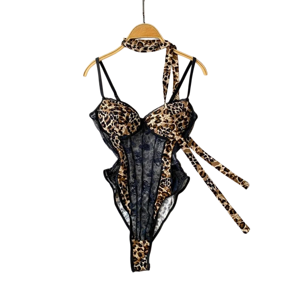 Women Hotsweet V-neck Leopard  - Vintage Fashion Aesthetic のレビューと価格