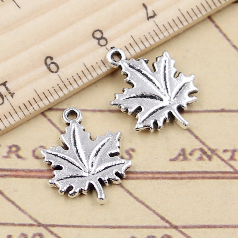 20pcs Charms Canada Maple Leaf - Vintage Fashion Canada のレビューと価格
