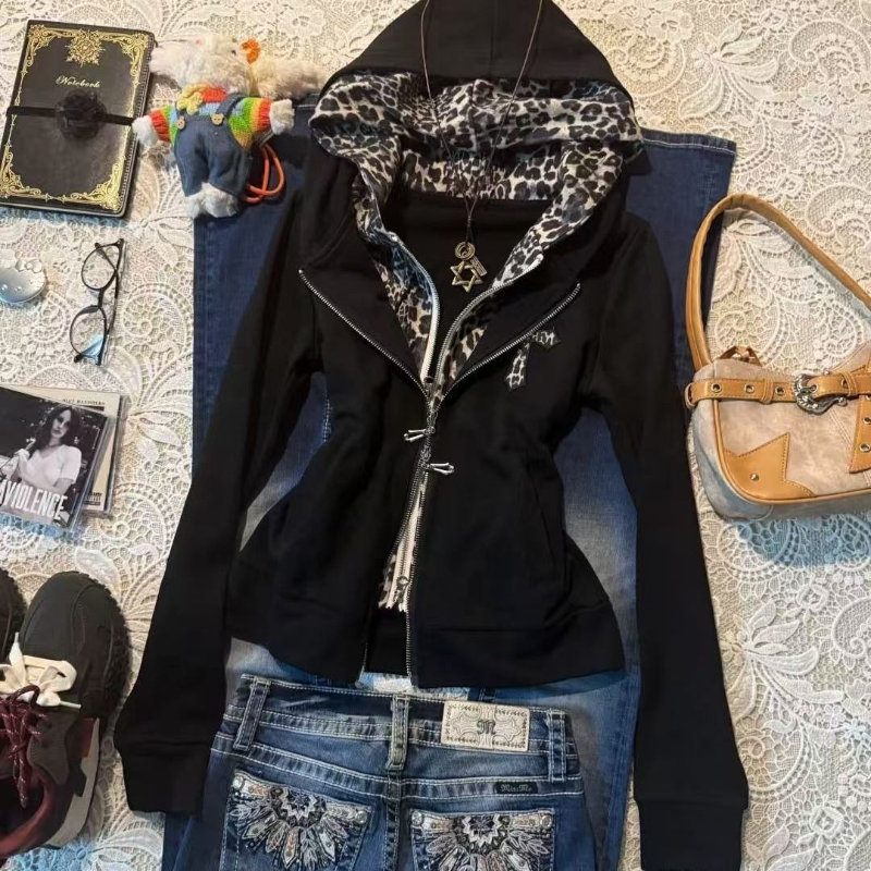 Y2K Subculture Leopard Print H - Vintage Fashion Subculture のレビューと価格