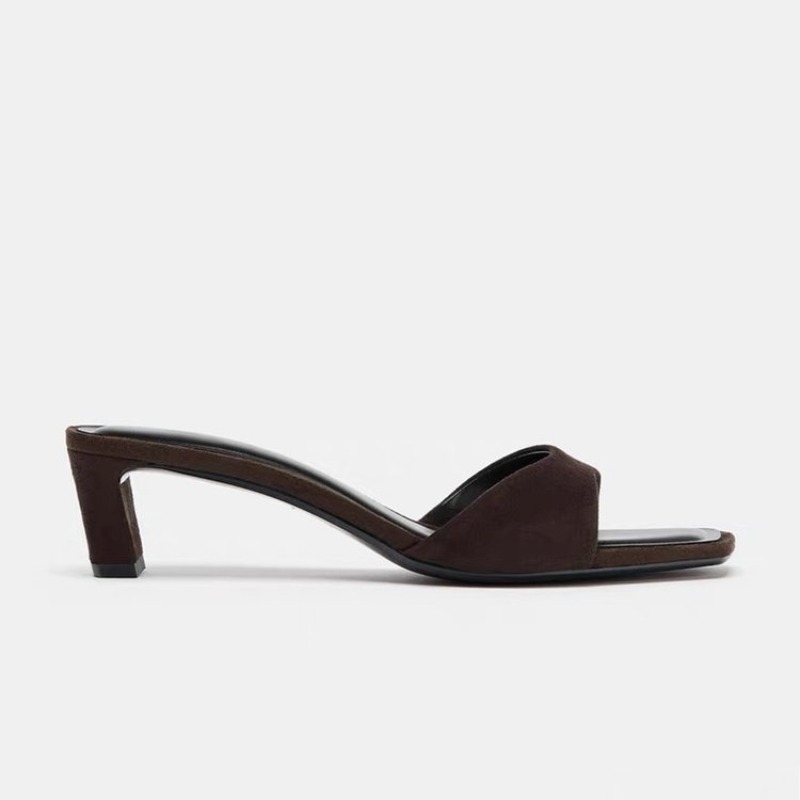 Vintage Brown Faux Suede Slipp - Vintage Fashion Design のレビューと価格