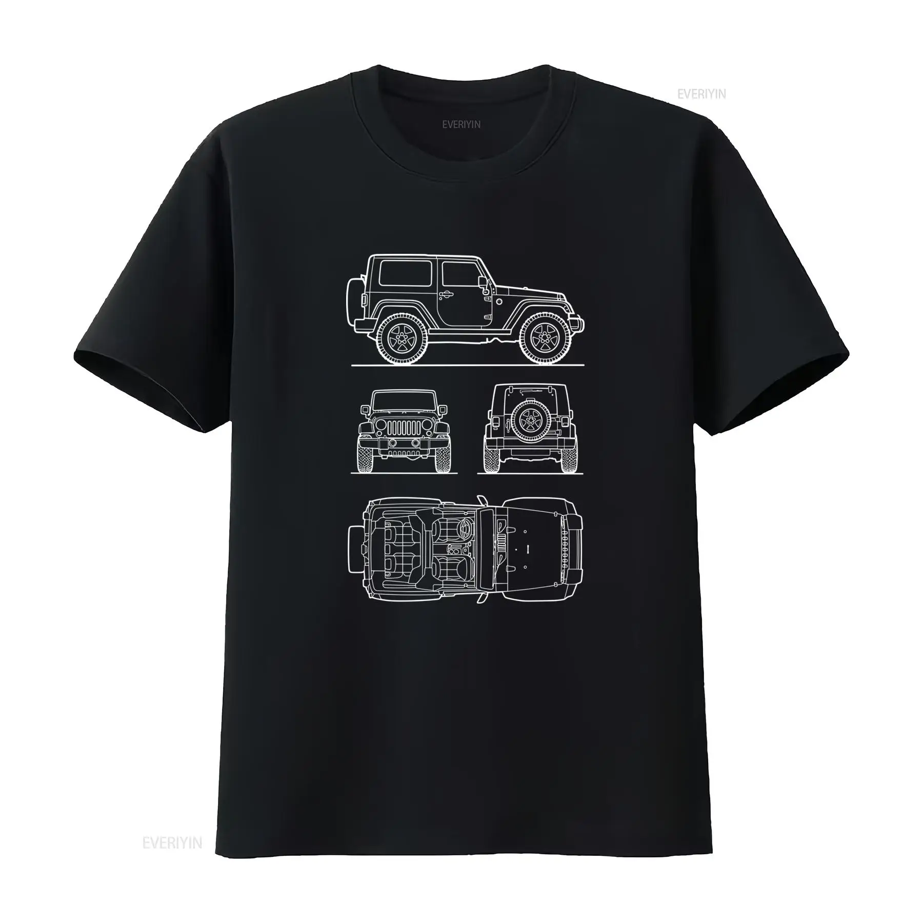 Off Road SUV Rubicon Men's T S - Vintage Fashion Drawings のレビューと価格
