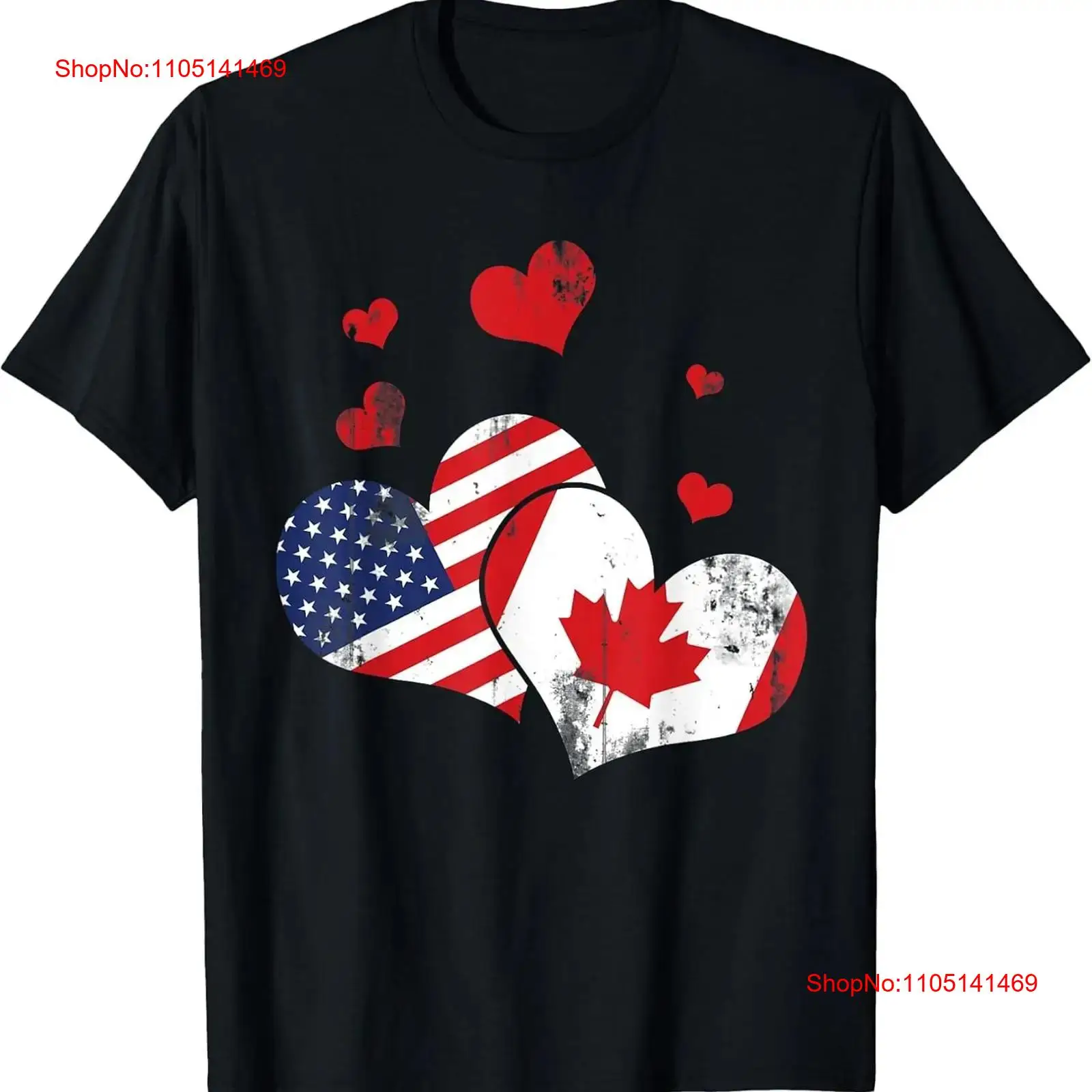 Patriotic Canadian USA Flag Lo - Vintage Fashion Canada のレビューと価格