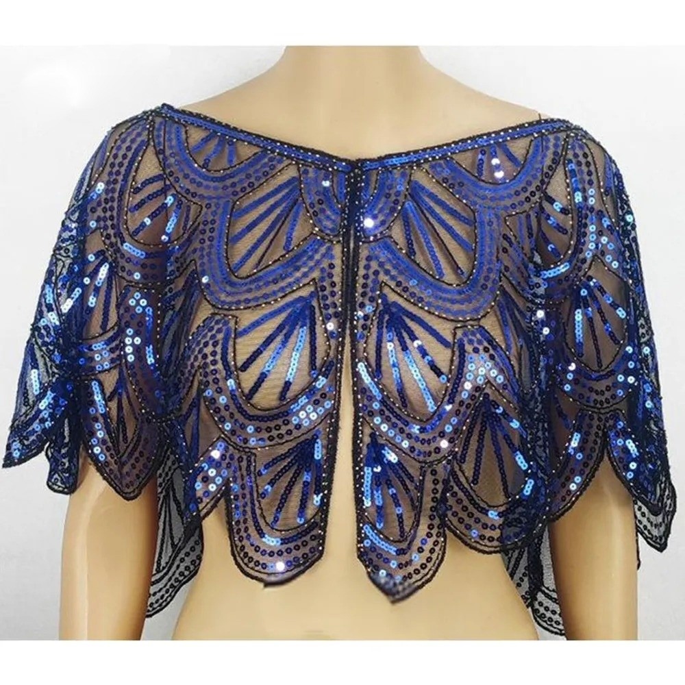Art Deco Hollowed-out Shawl Be - Vintage Fashion Knitwear のレビューと価格