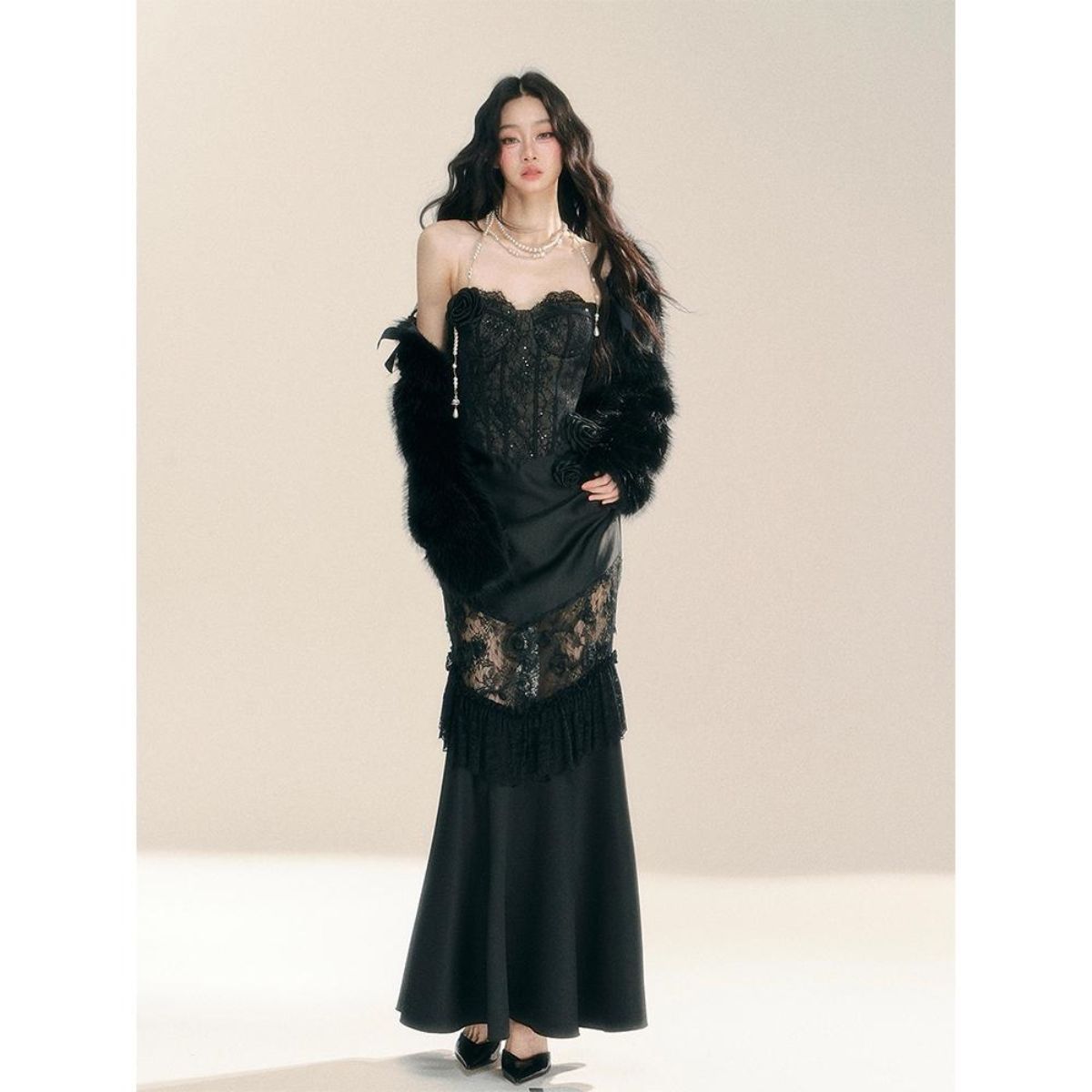 Vintage Gothic Grunge Y2k Lace - Vintage Fashion Design のレビューと価格