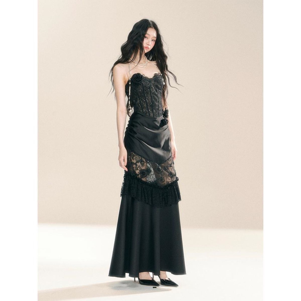 Vintage Gothic Grunge Y2k Lace - Vintage Fashion Design のレビューと価格