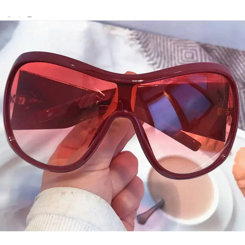 One Piece Oversized Y2K Sungla - Vintage Fashion Images のレビューと価格