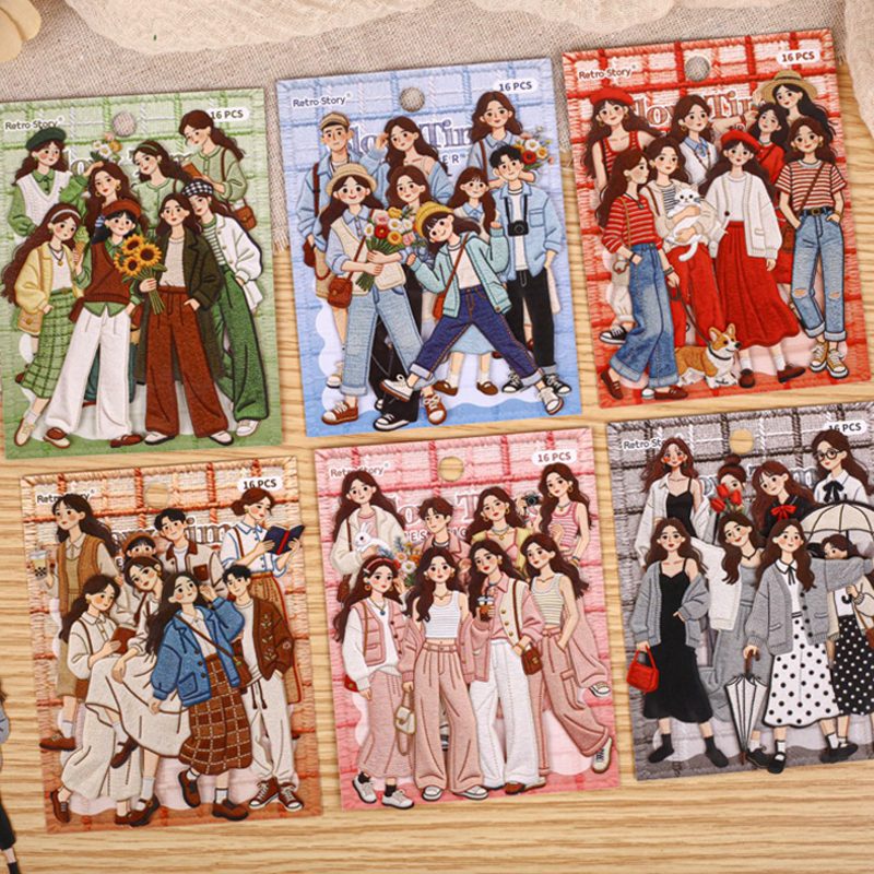 Vintage Fashion Girl Sticker P - Vintage Fashion Journal のレビューと価格