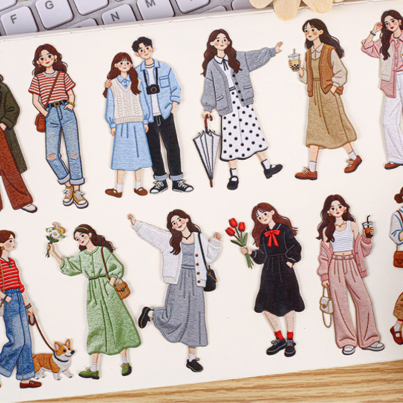 Vintage Fashion Girl Sticker P - Vintage Fashion Journal のレビューと価格