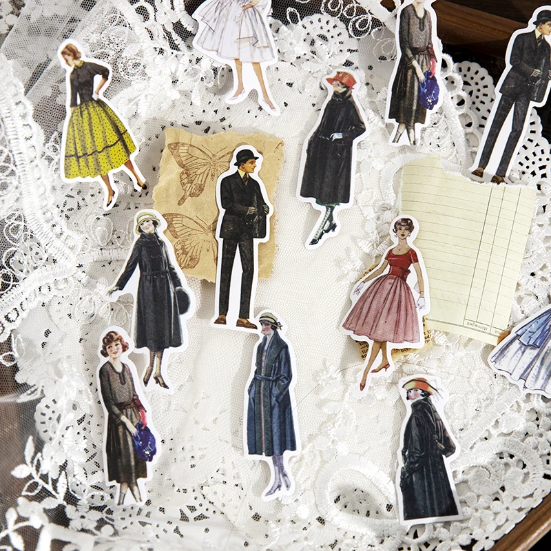30pcs Vintage Ladies Gentleman - Vintage Fashion Journal のレビューと価格