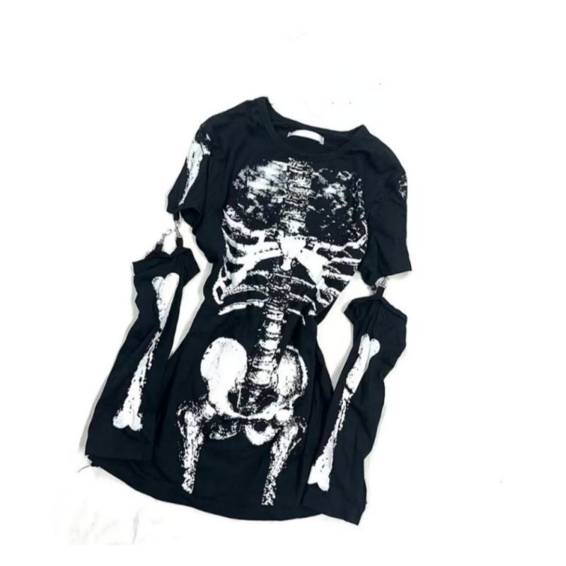 Japanese Gothic Skeleton Graph - Vintage Fashion Subculture のレビューと価格