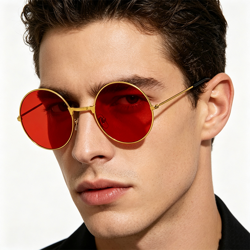 Classic Vintage Round Frame Su - Vintage Fashion Brands のレビューと価格