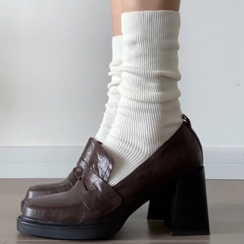 College Style Women Loafer Sho - Vintage Fashion Aesthetic のレビューと価格