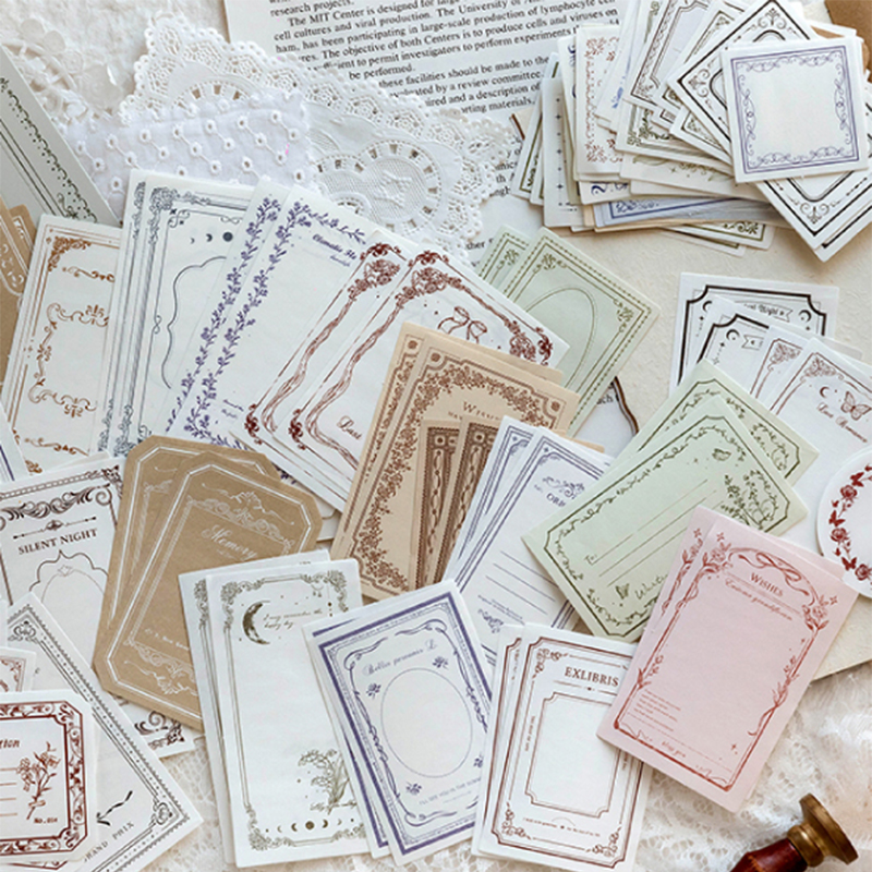 100Pcs/Pack Vintage Notes Mate - Vintage Fashion Magazine のレビューと価格