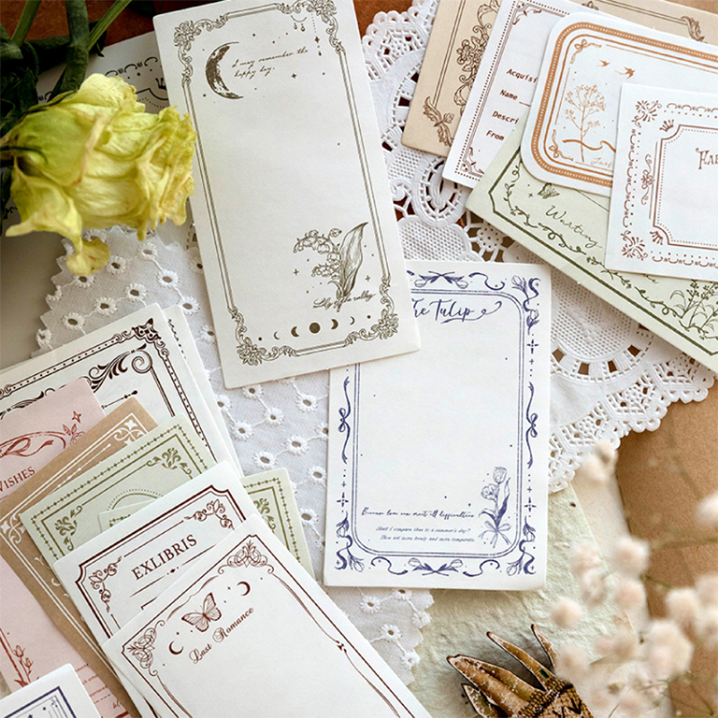 100Pcs/Pack Vintage Notes Mate - Vintage Fashion Magazine のレビューと価格