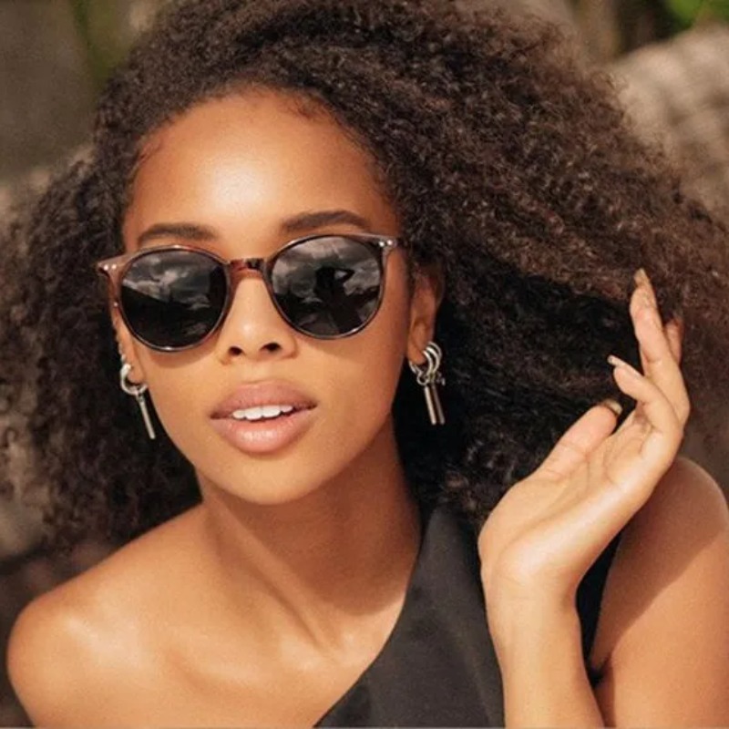 Vintage Fashion Round Sunglass - Vintage Fashion Aesthetic のレビューと価格