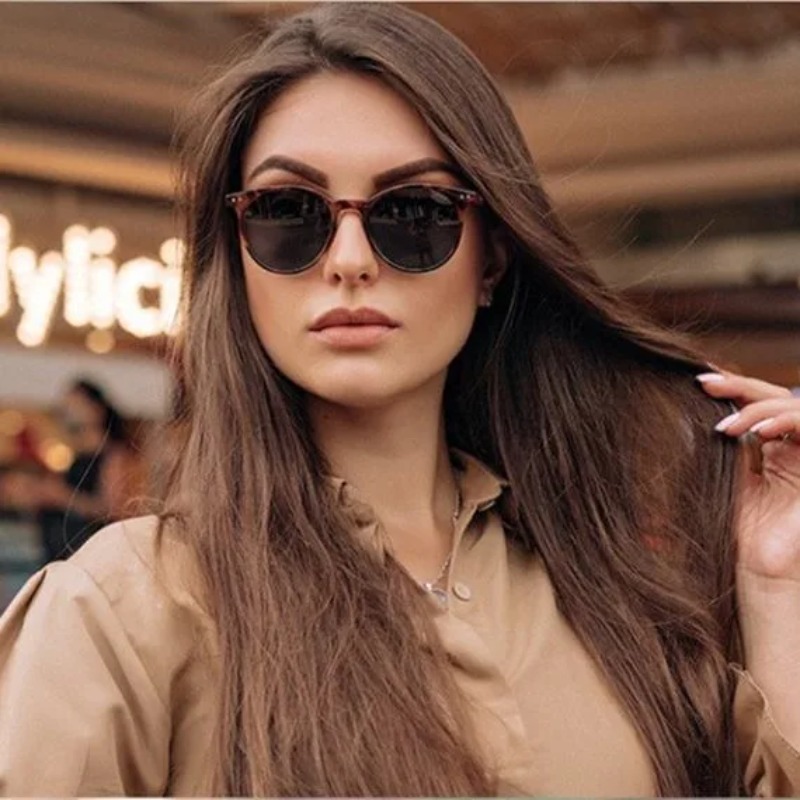 Vintage Fashion Round Sunglass - Vintage Fashion Aesthetic のレビューと価格
