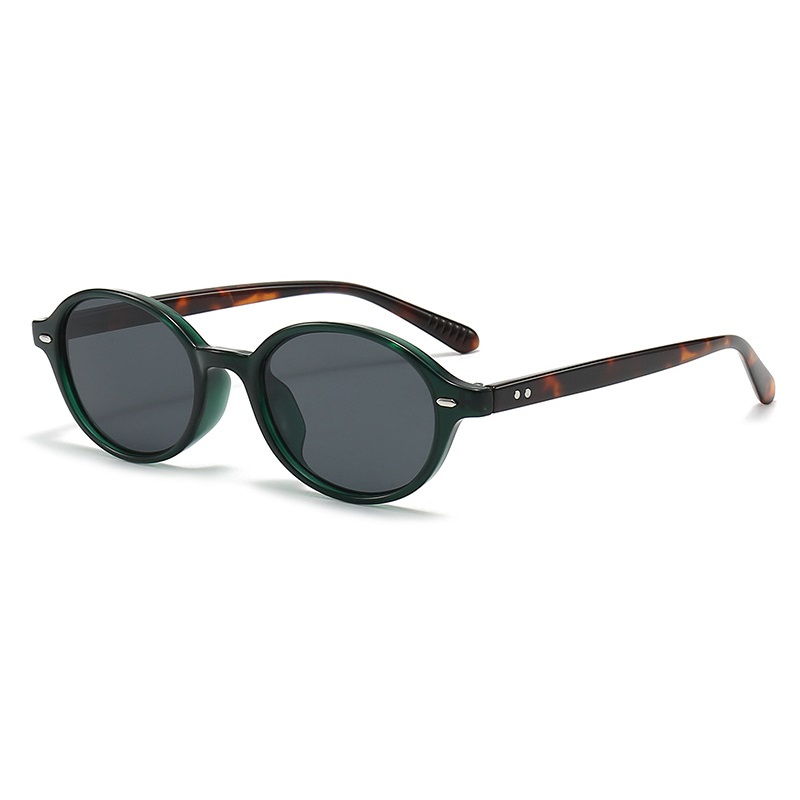 Retro Small Oval Sunglasses Wo - Vintage Fashion Design のレビューと価格
