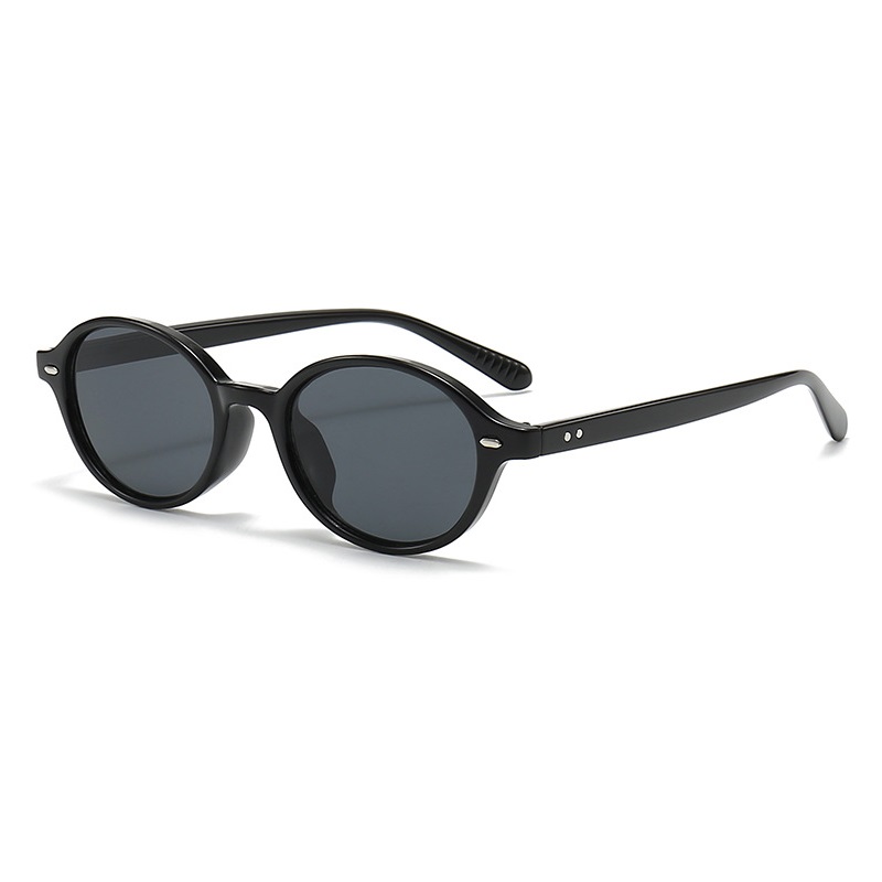 Retro Small Oval Sunglasses Wo - Vintage Fashion Design のレビューと価格