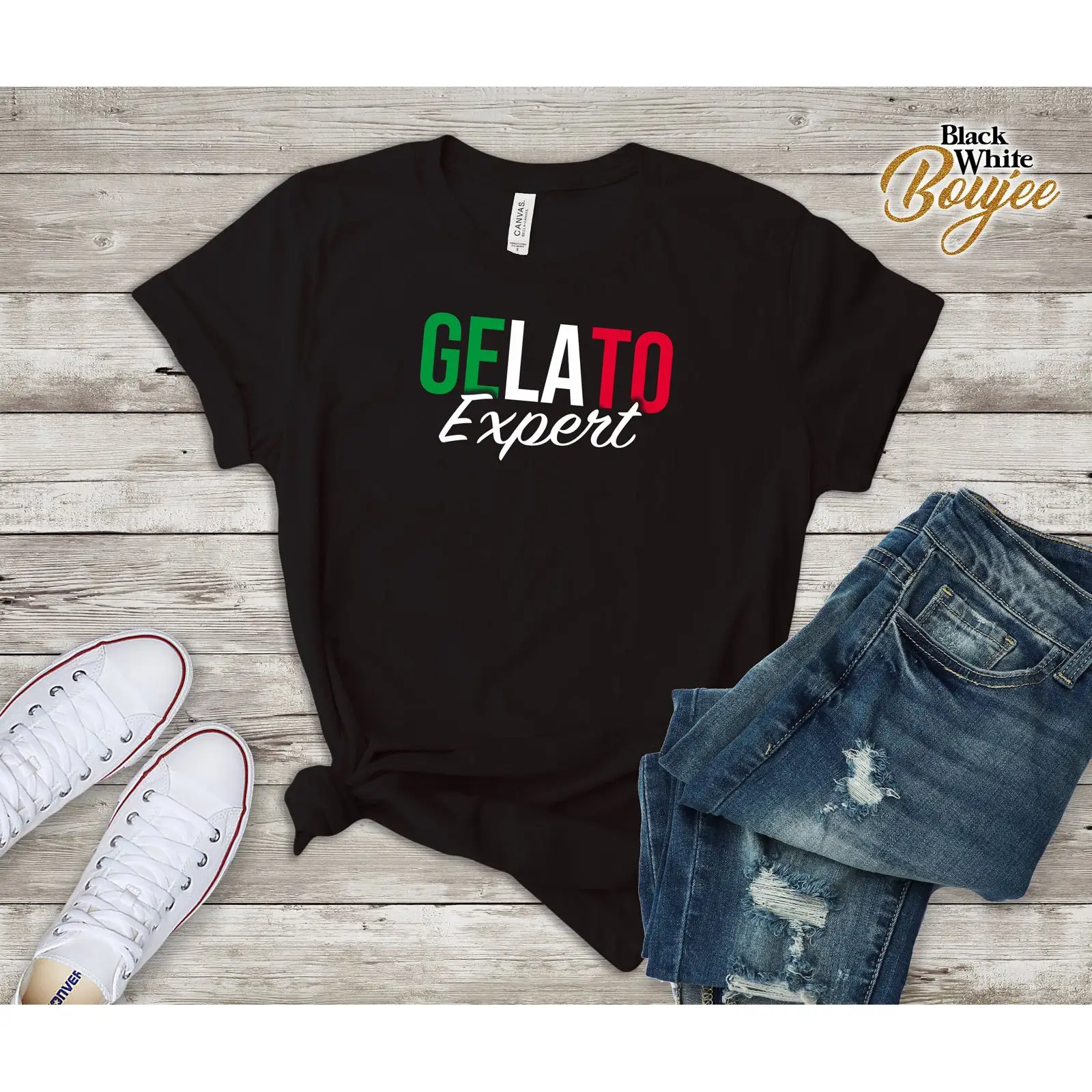 GELATO Ice Cream Expert T Shir - Vintage Fashion Expert のレビューと価格