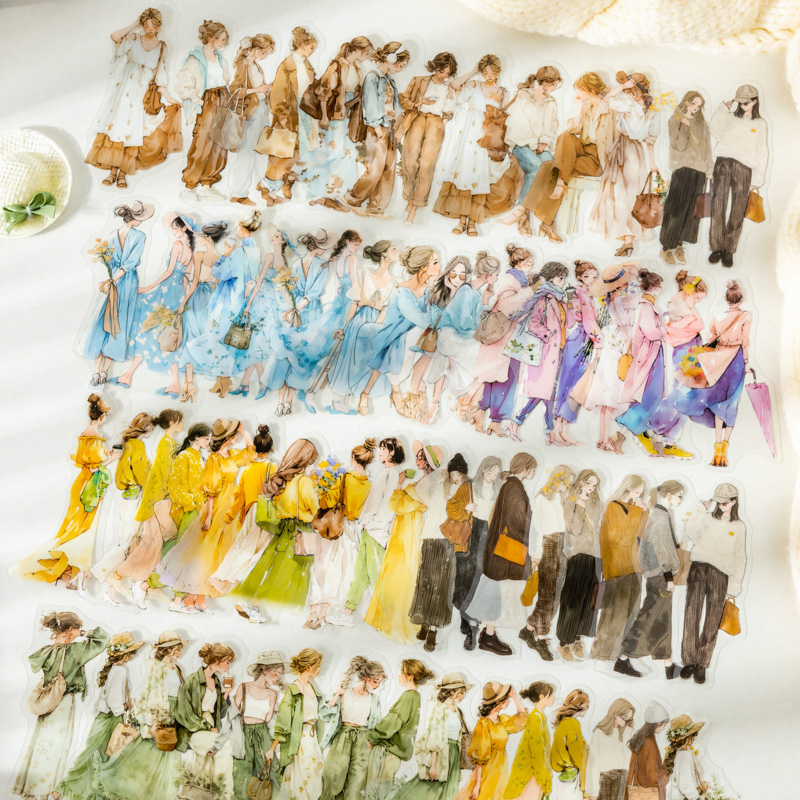JIANQI 20 pcs/pack Vintage Cha - Vintage Fashion Journal のレビューと価格