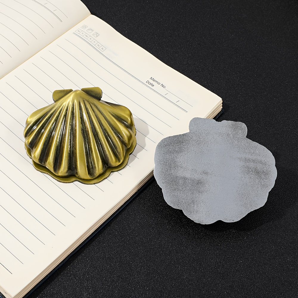 1pc Vintage Shell Metal Journa - Vintage Fashion Journal のレビューと価格