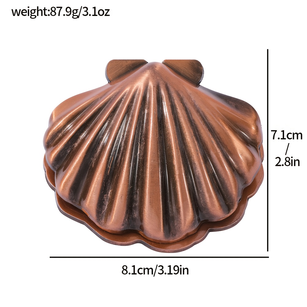 1pc Vintage Shell Metal Journa - Vintage Fashion Journal のレビューと価格
