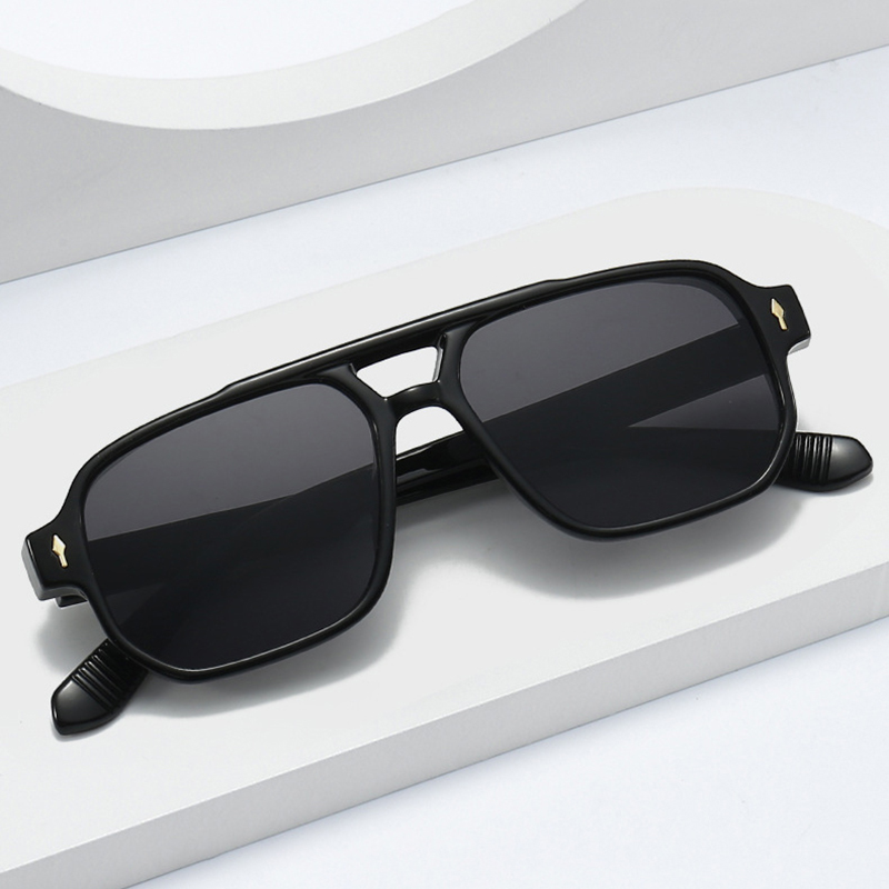 Vintage Double Bridges Men Squ - Vintage Fashion Aesthetic のレビューと価格