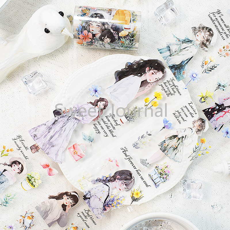 2m/Roll Vintage Lady PET Tape  - Vintage Fashion Journal のレビューと価格