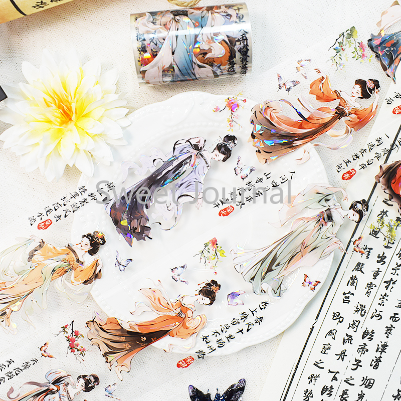2m/Roll Vintage Lady PET Tape  - Vintage Fashion Journal のレビューと価格