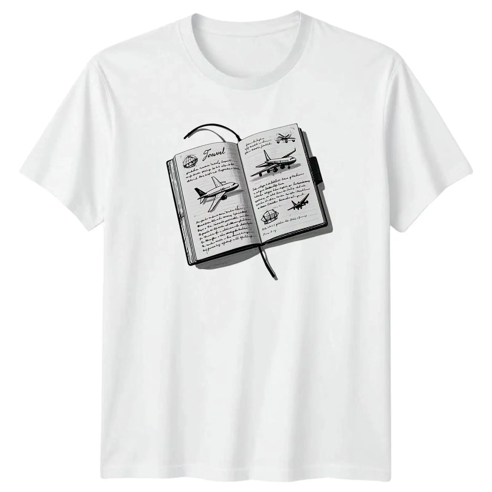 Travel Journal Sketch T Shirt  - Vintage Fashion Journal のレビューと価格