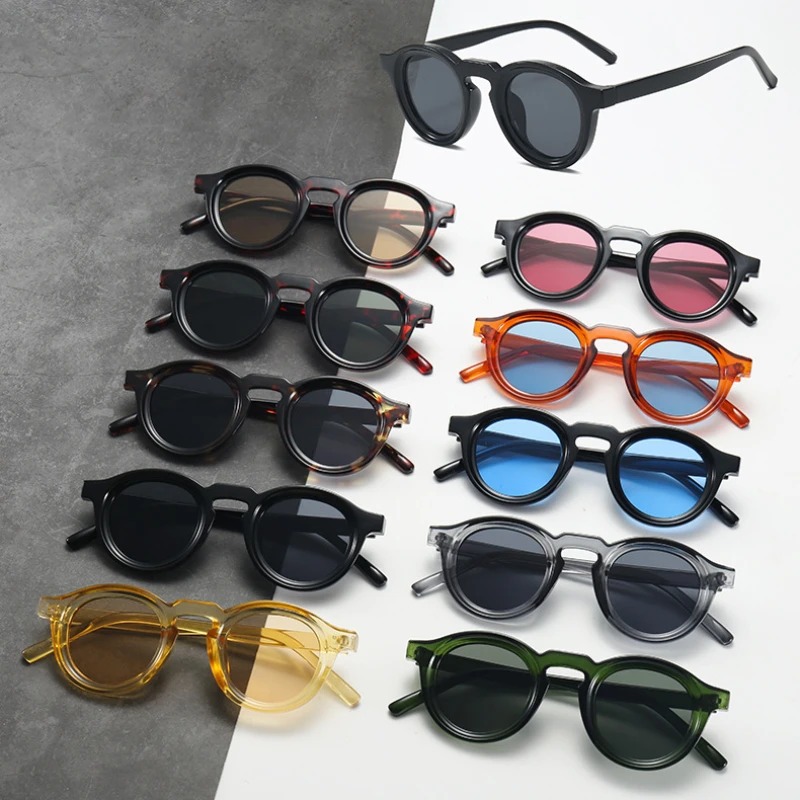 High Quality Round Sunglasses  - Vintage Fashion Design のレビューと価格