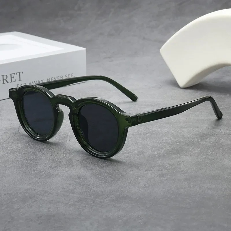 High Quality Round Sunglasses  - Vintage Fashion Design のレビューと価格