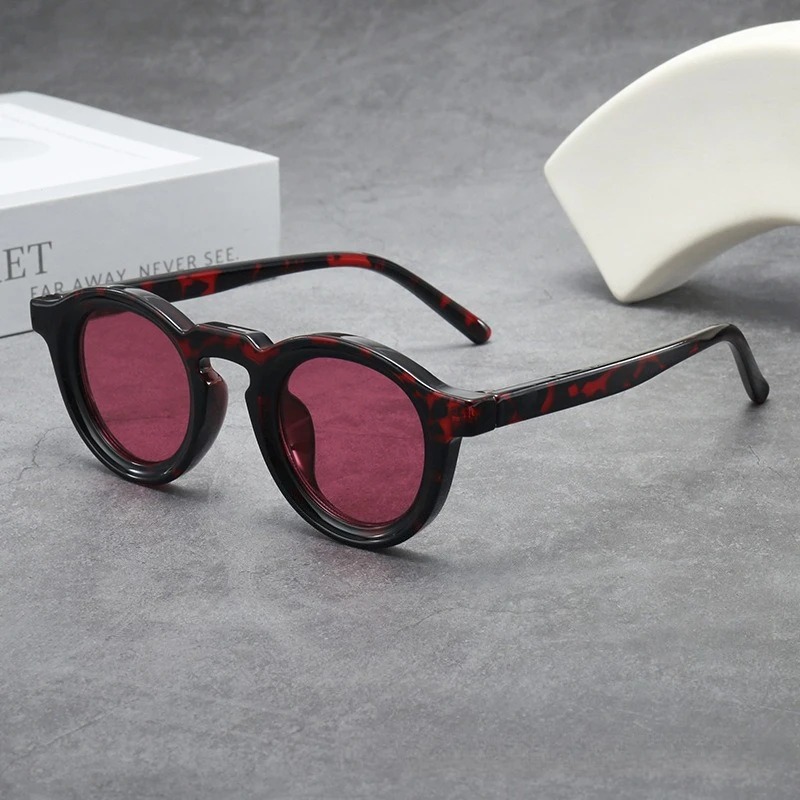 High Quality Round Sunglasses  - Vintage Fashion Design のレビューと価格